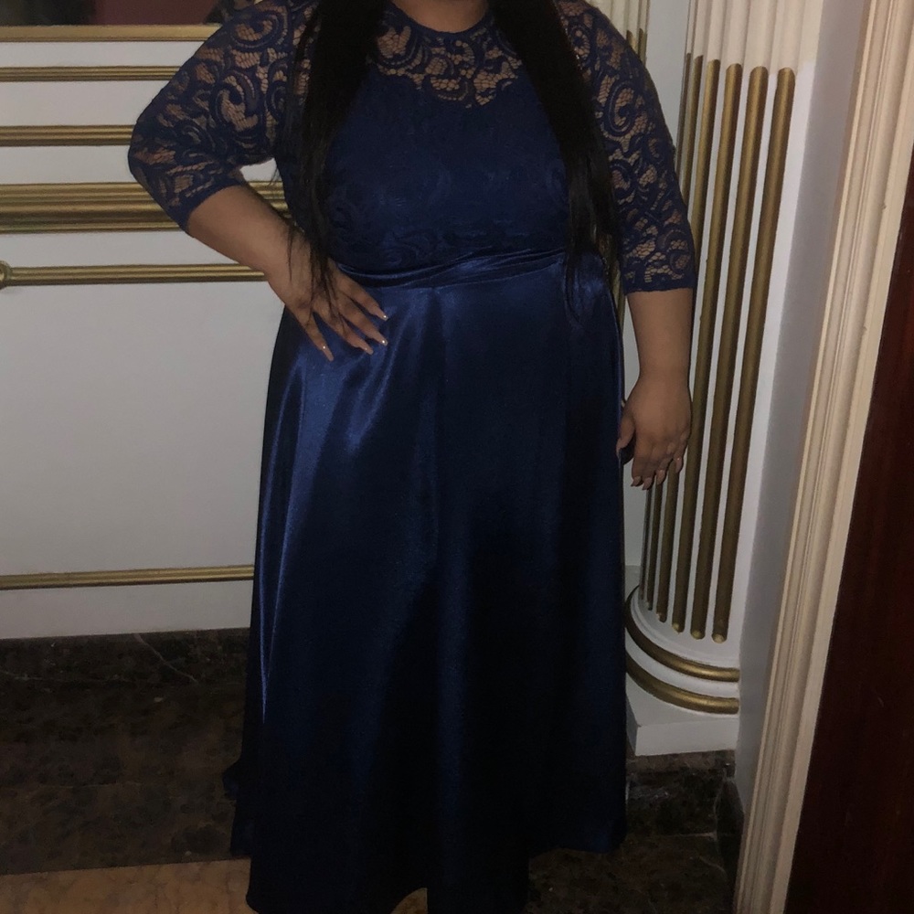 BLUE PROM DRESS